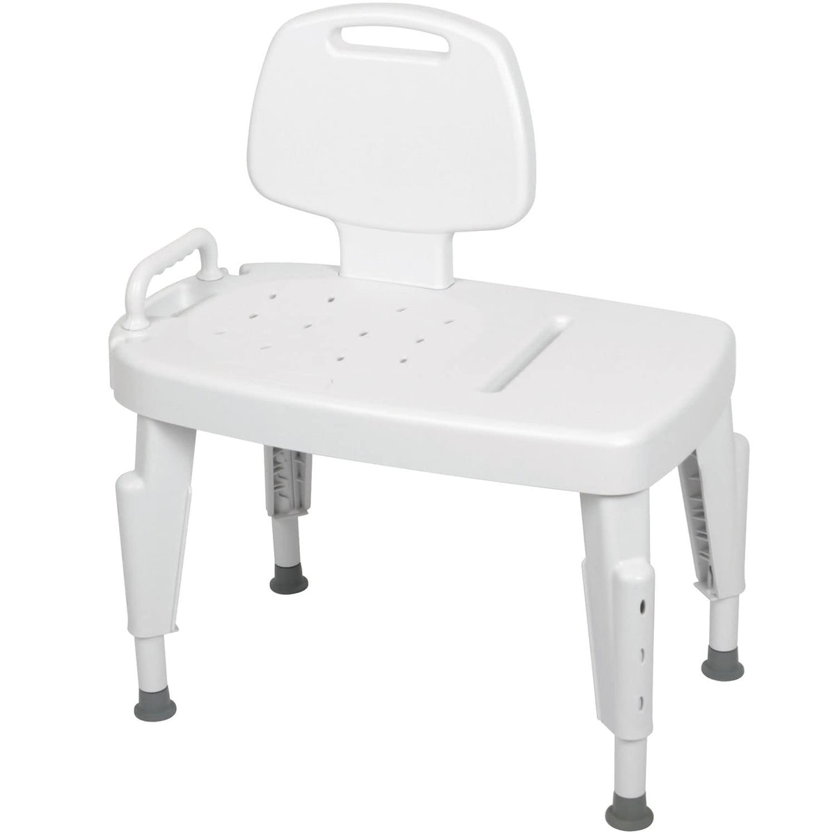 Universal Transfer Bench for Bathtubs & Showers, 350lb Weight Capacity, Adjustable Legs S783
