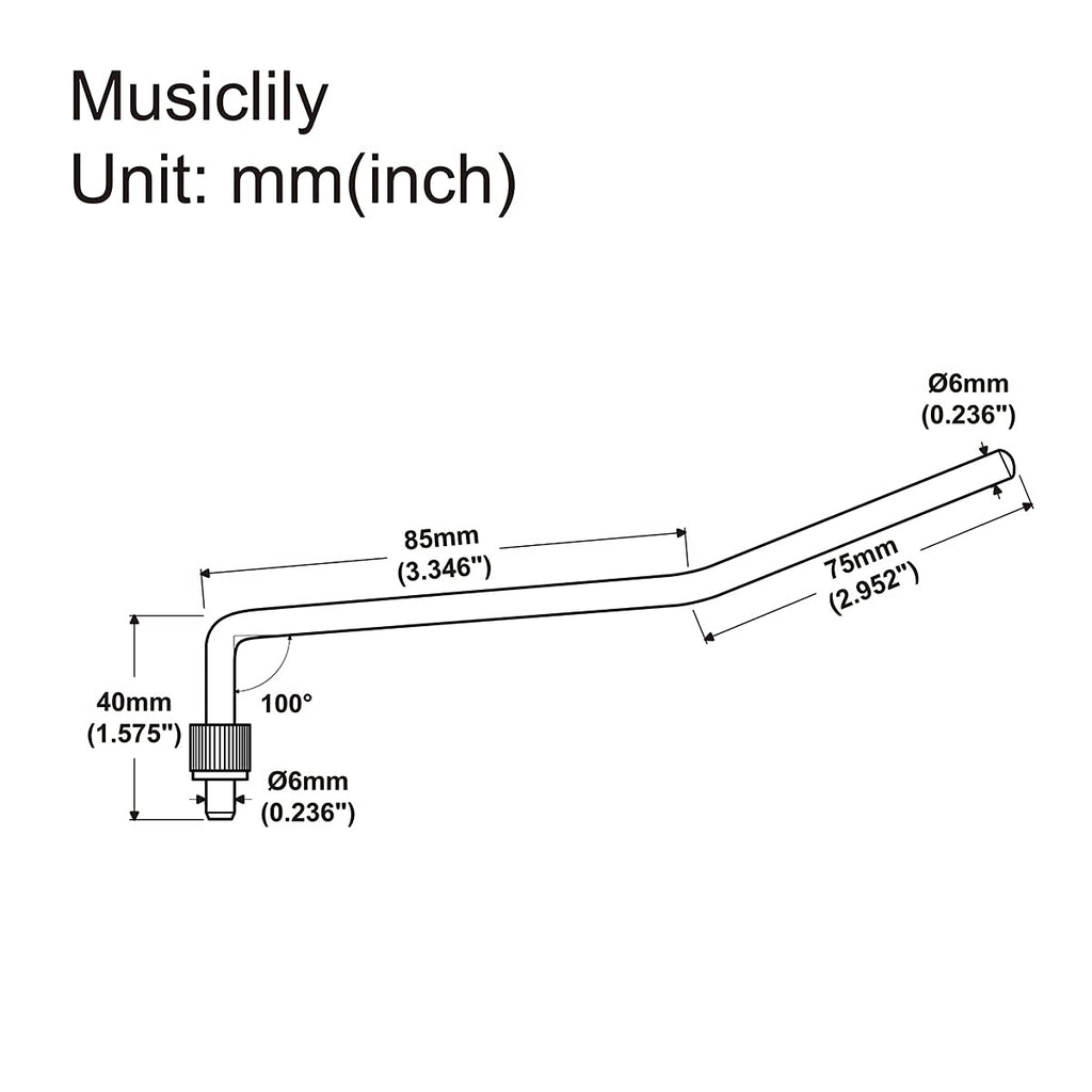 Black Tremolo Arm Z820252