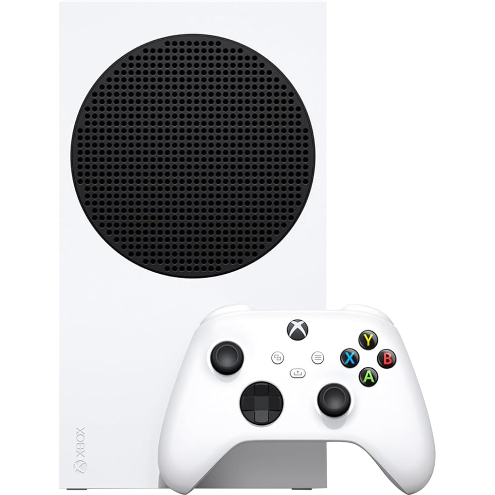 Robot White 512GB All-digital Gaming Console with Dual Wireless Controllers B1454