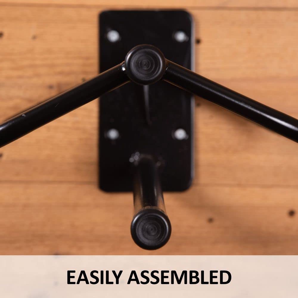 Heavy-Duty Wall Mount Saddle Rack with Pad Bar T7663