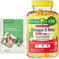Omega-3 Fish Oil 1000 mg 120 Count Softgels Dietary Supplement Y277