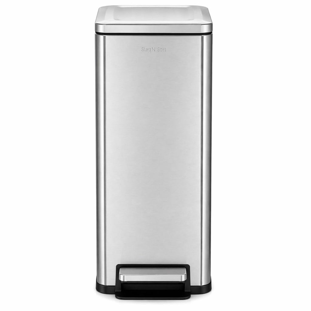 43L Dual Recycling Bin Stainless Steel I989720