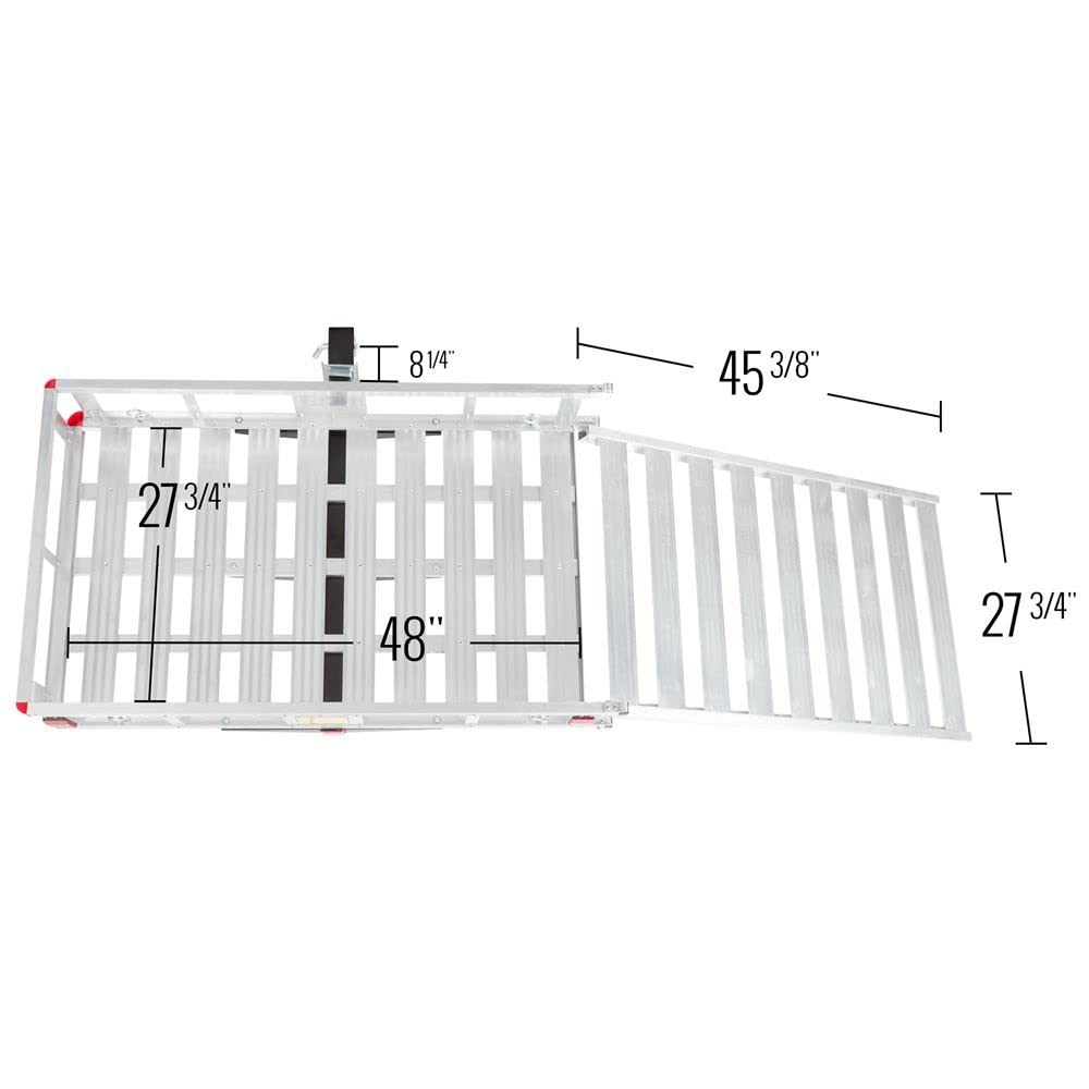 Hitch Cargo Carrier with Ramp W4430