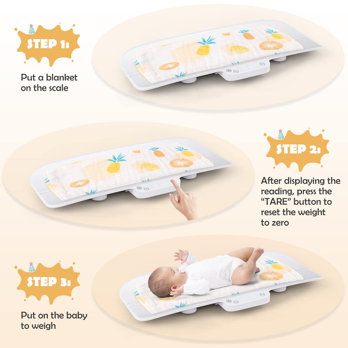 66lb Digital Baby Pet Scale with Smart App Control Z665793