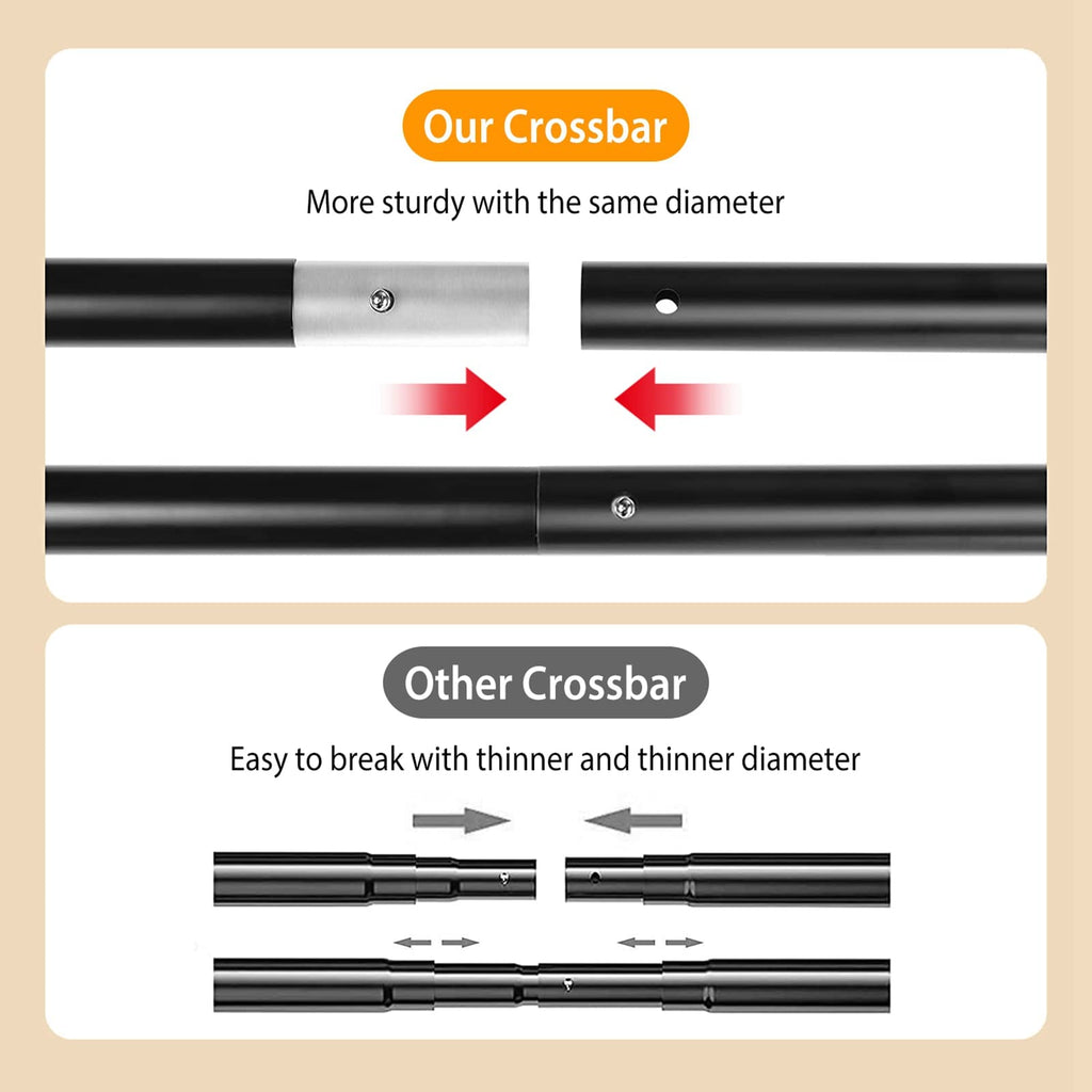 10ft Adjustable Backdrop Stand Kit with Clamps & Carry Bag P344