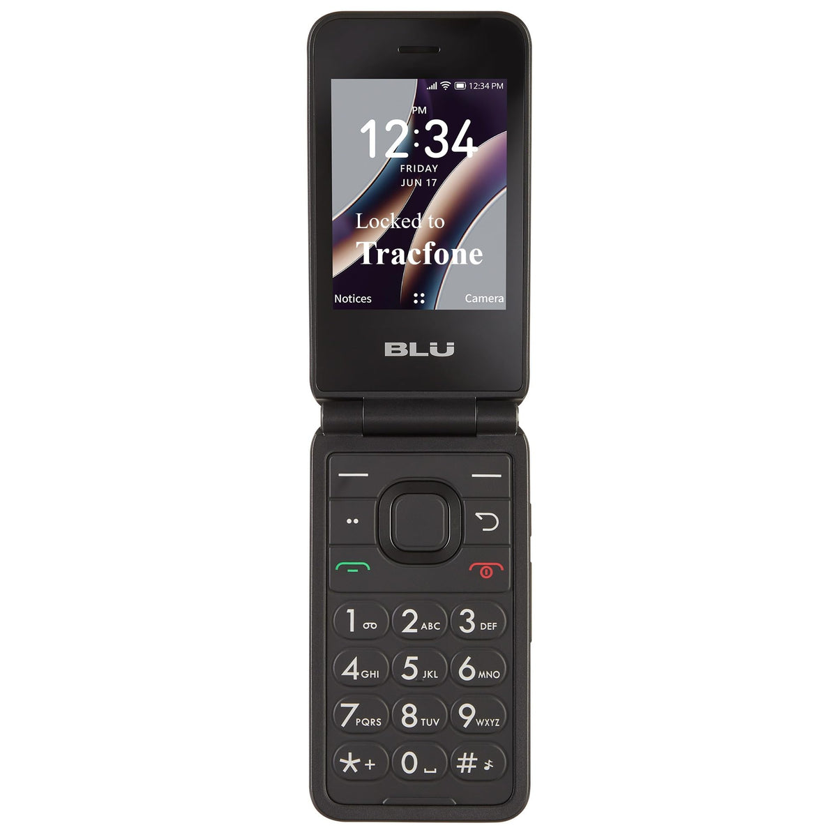 Black 4G Flip Phone K76674