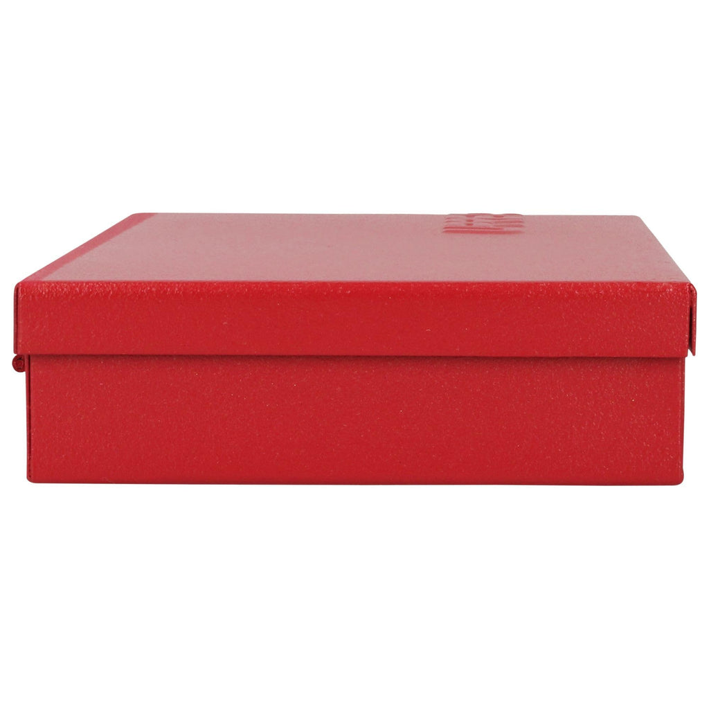 Metal Tool Box 9.6" x 5" x 1.4" 24 Gauge Red D32333