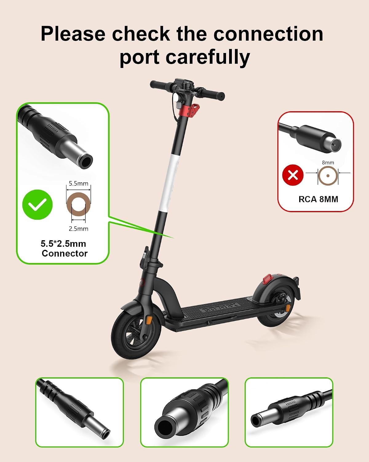 42V Electric Scooter Charger H771650