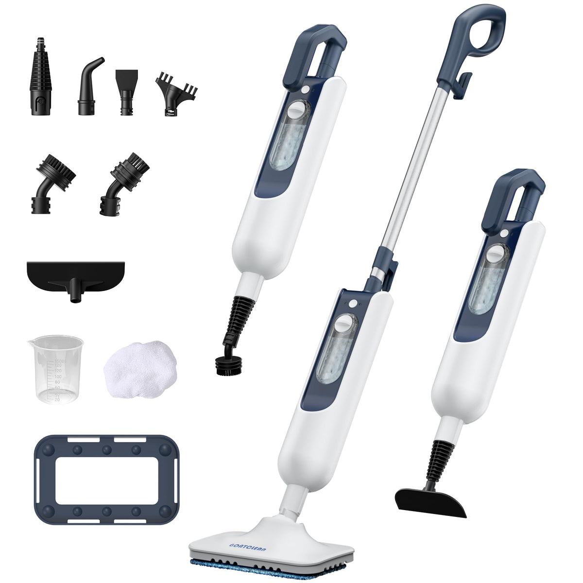 11-in-1 Dual-Mode Steam Mop, 13.5 Fl Oz Steam Cleaner U2661