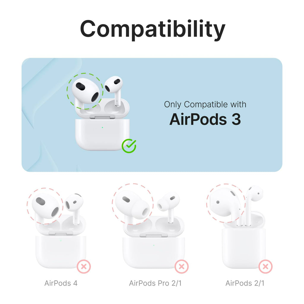 Waterproof AirPods 3rd Generation Case with Carabiner S163