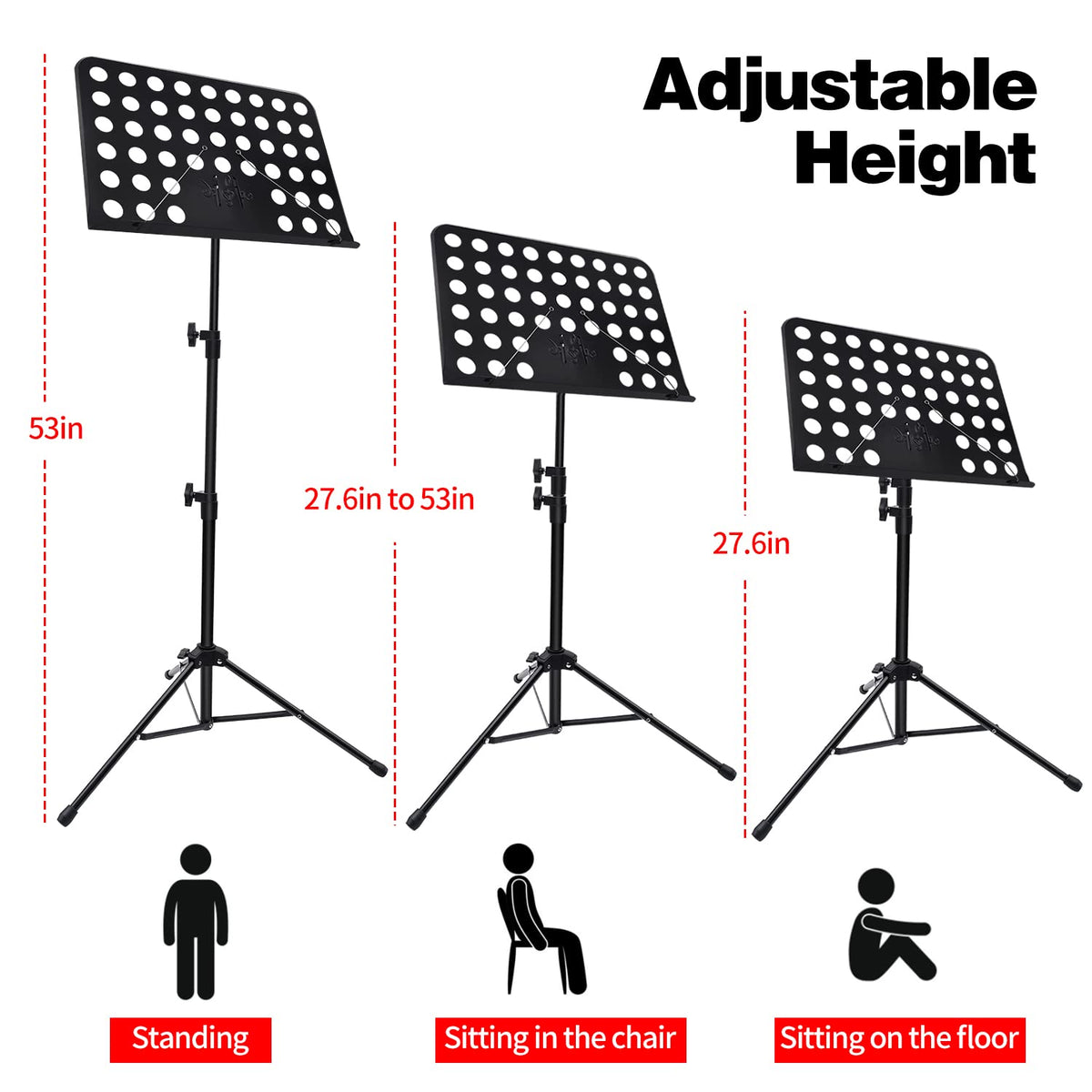 Sheet Music Stand with Carrying Bag X53608