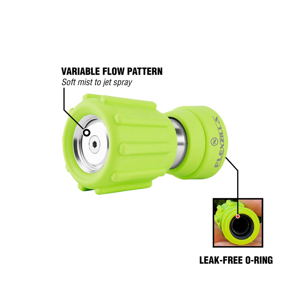 3/4 in. x 100 ft. Drinking Water Safe Garden Hose & Twist Action Nozzle L278164
