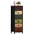 Tall 6 Drawer Fabric Dresser L298