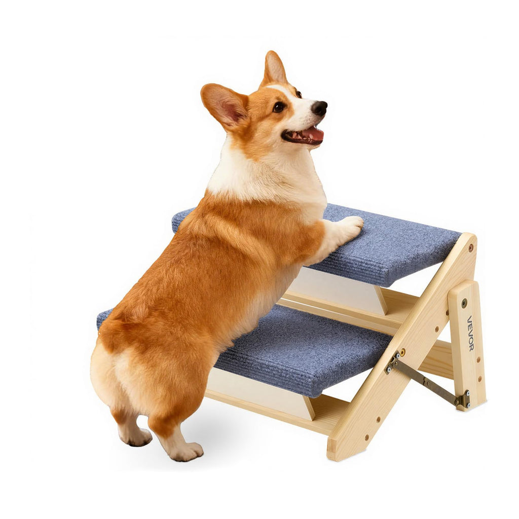 Wood 2-Step Pet Stairs R905065