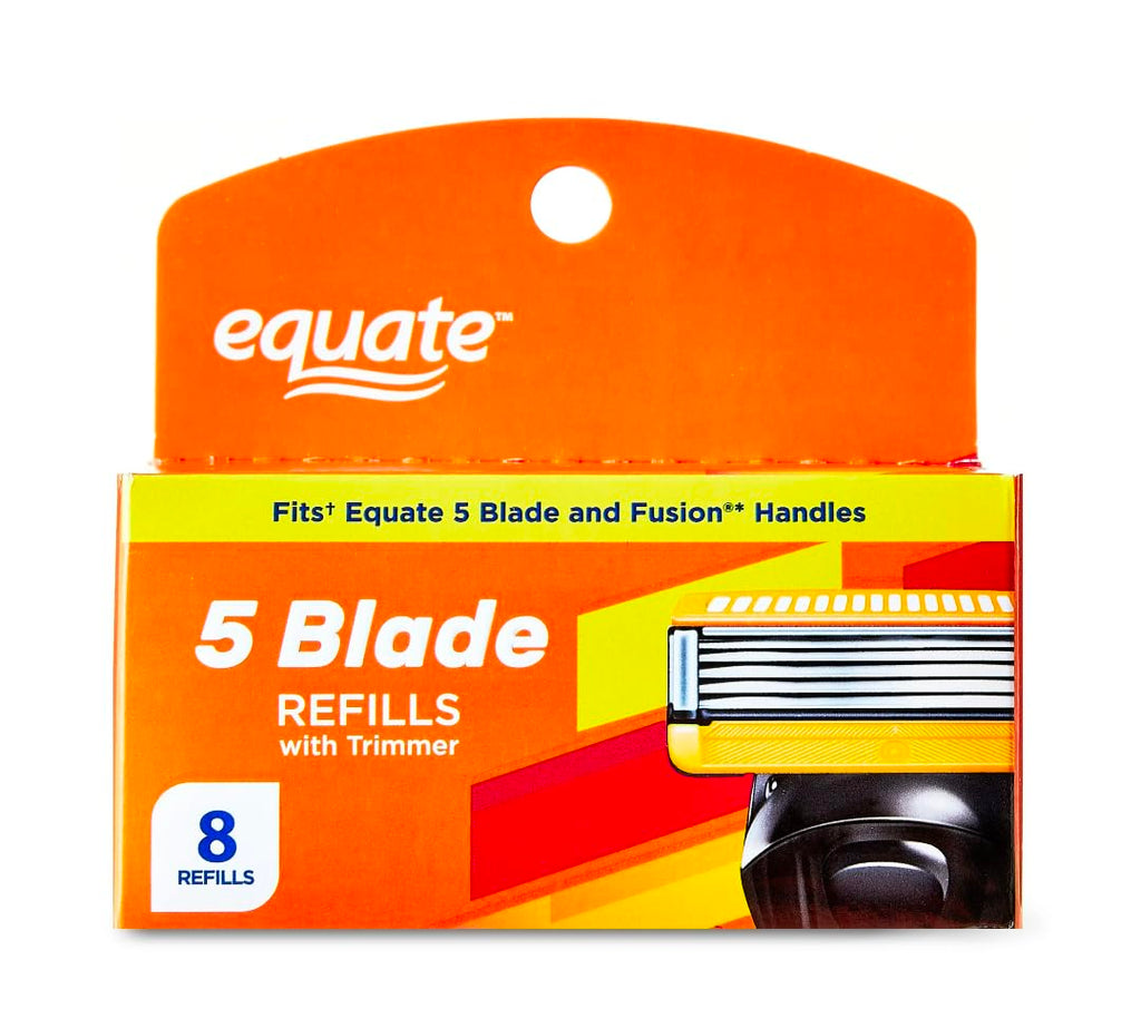 5 Blade Cartridges with Trimmer, 8 Count E770386