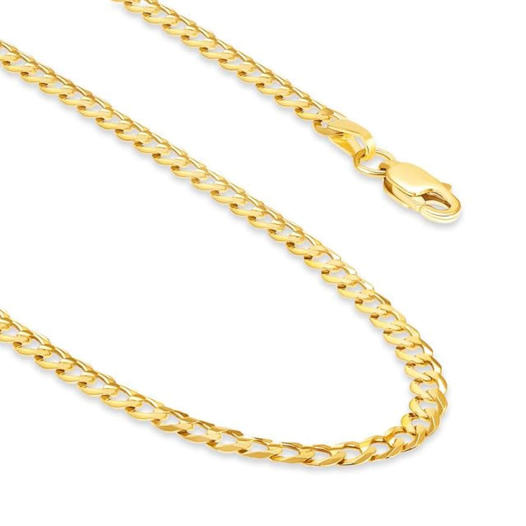 14k Gold Cuban Link Chain Necklace U89459