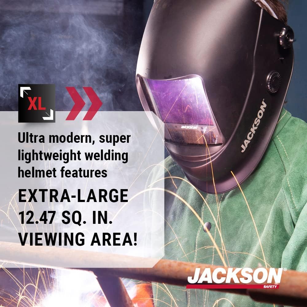 Auto Darkening Helmet, 3.86" x 3.23" Viewing Area T19272