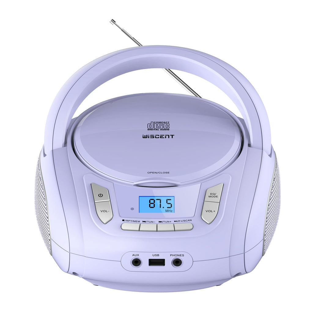 Portable CD Player with Bluetooth FM Radio USB MP3 G1530