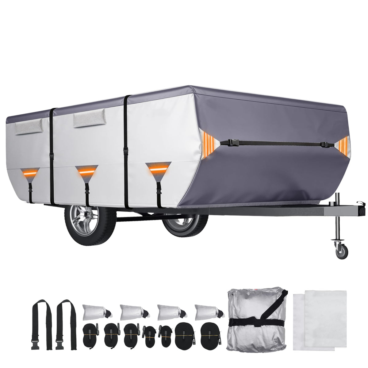 14ft-16ft Waterproof Oxford Pop-Up Camper Cover C81114