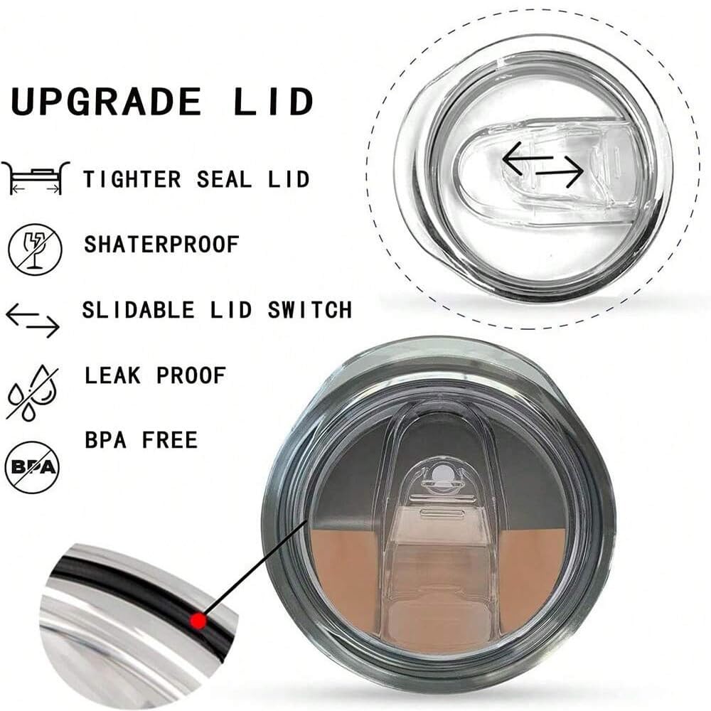 20oz Stainless Steel Insulated Tumbler with Lid & Straw V41290