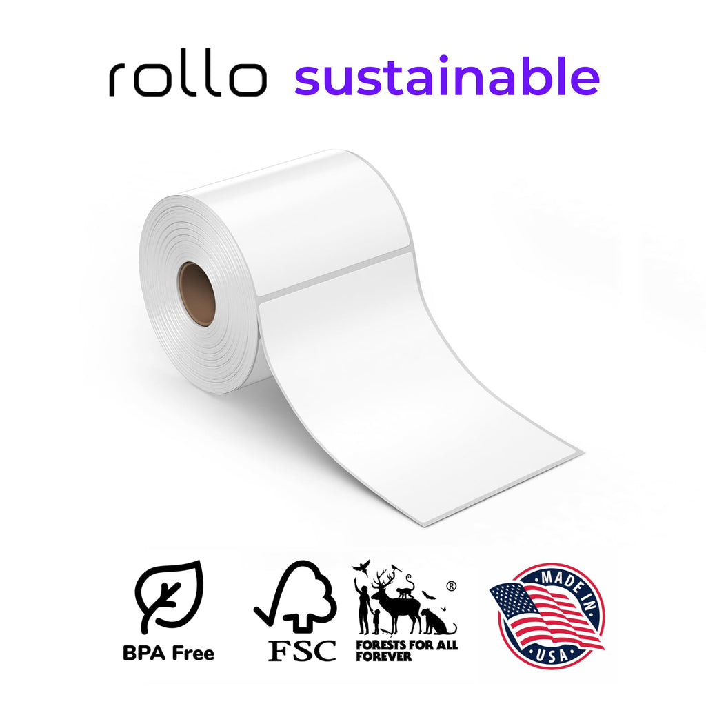 4x6 Direct Thermal Shipping Labels 500 Label Roll V5172