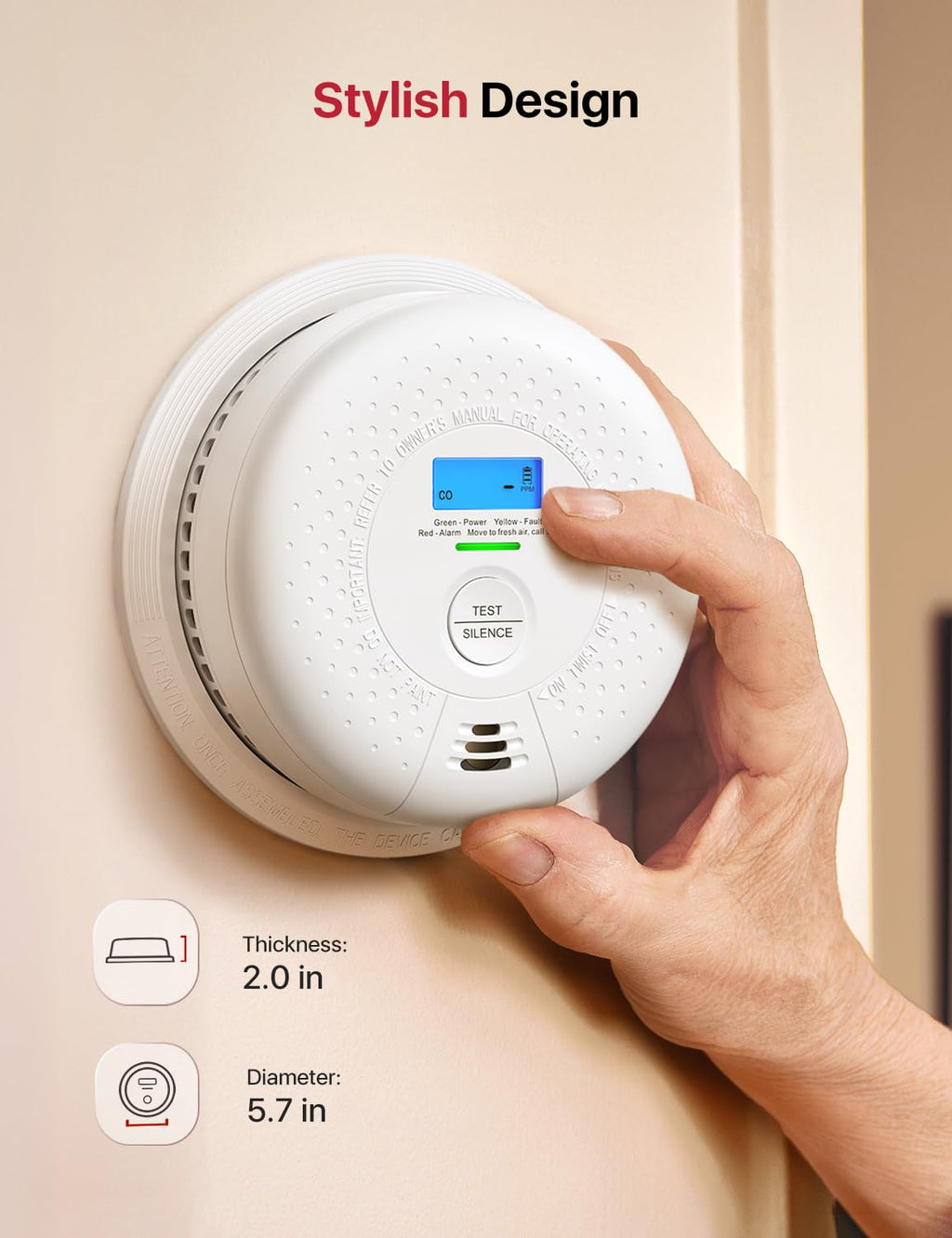 Smoke and Carbon Monoxide Detector 3-Pack E311310