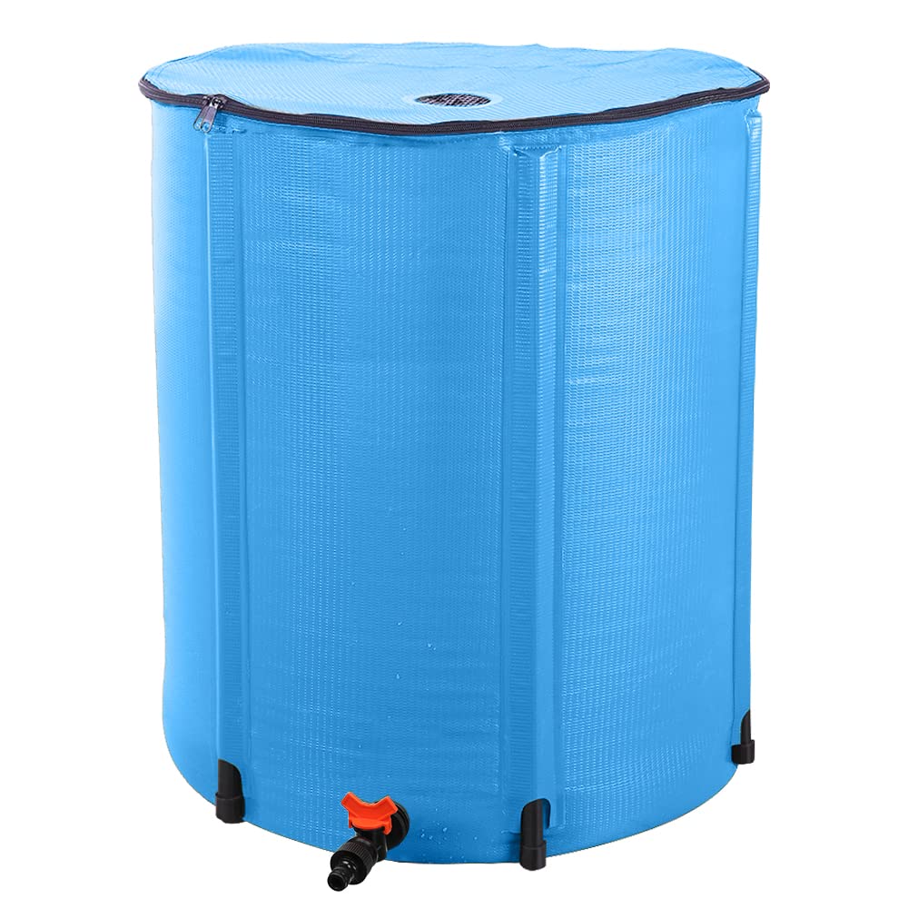 50 Gallon Blue Collapsible Rain Barrel H34445