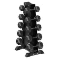 Hex Dumbbell Set with Vertical Storage Rack G77827