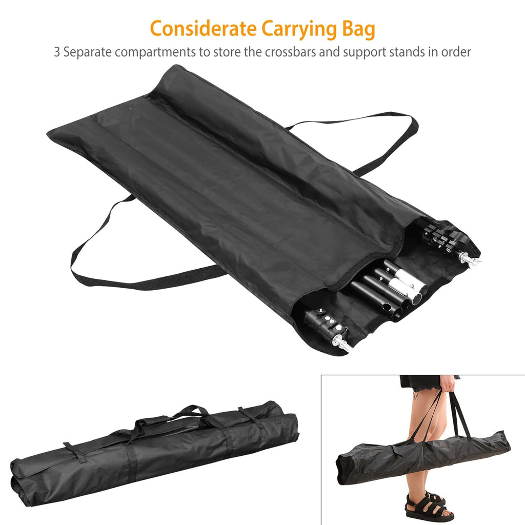 10ft Adjustable Backdrop Stand Kit with Clamps & Carry Bag P344