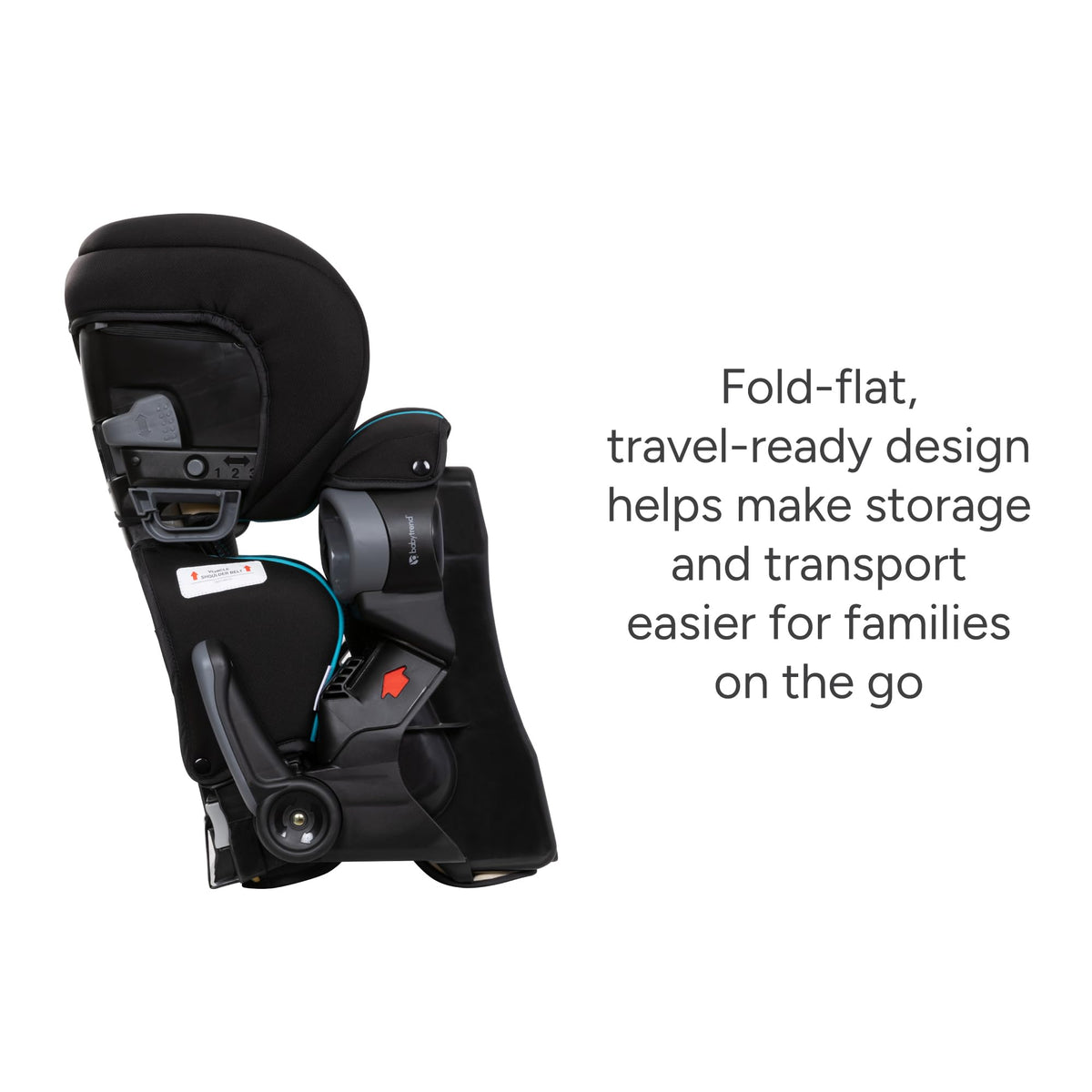 2-in-1 Folding Belt-Positioning Booster Seat J156