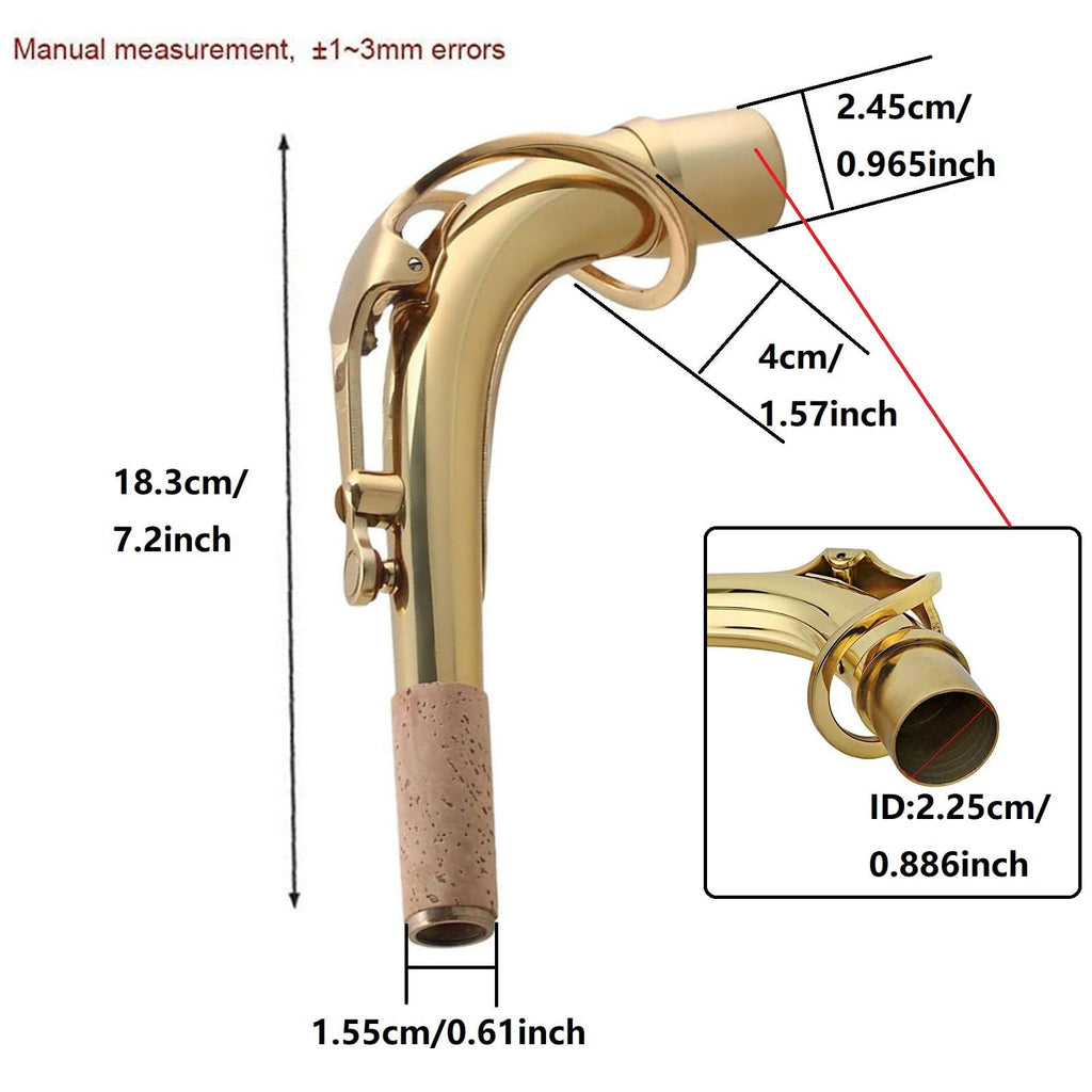 Brass Bend Neck Alto Saxophone 24.5mm C668952