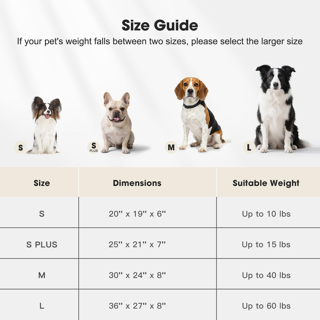 Medium Washable Dog Bed with Removable Cover F535044