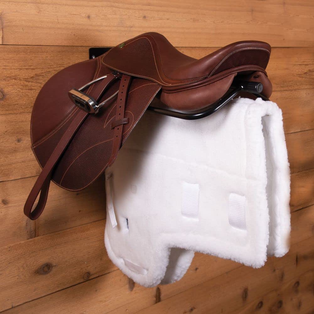 Heavy-Duty Wall Mount Saddle Rack with Pad Bar T7663