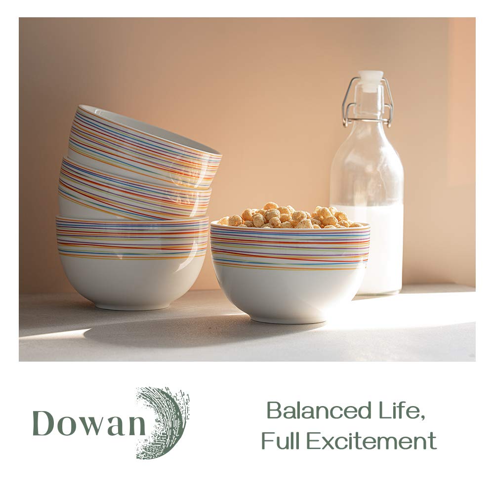 5.8" 30 Ounces Ceramic Bowls Set of 4 F294