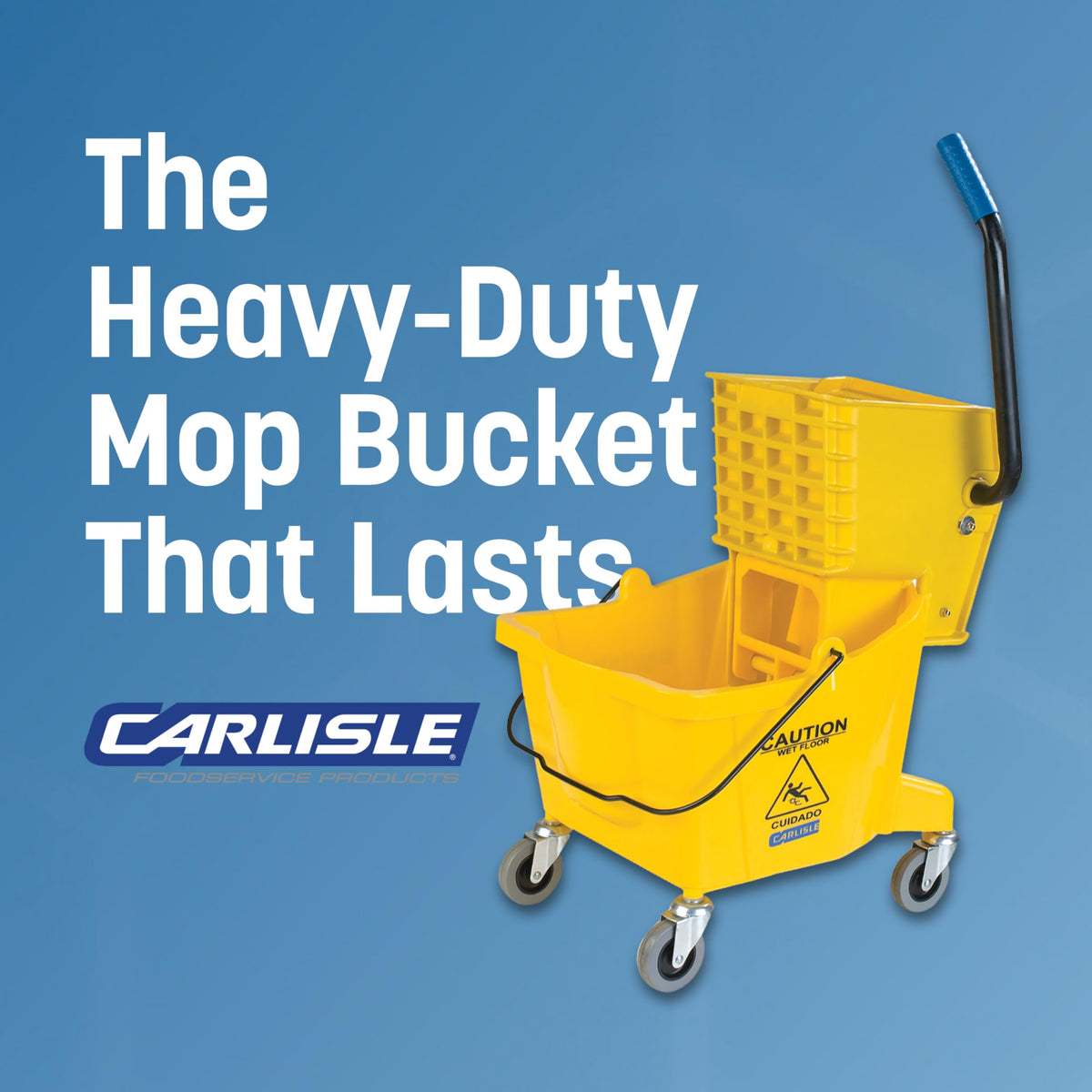 26 Qt Mop Bucket with Side Wringer Y90336