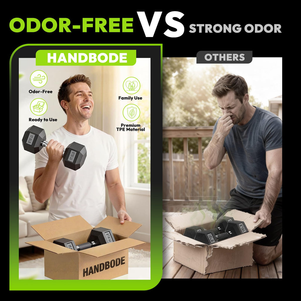 Hex Dumbbell Set with Vertical Storage Rack G77827
