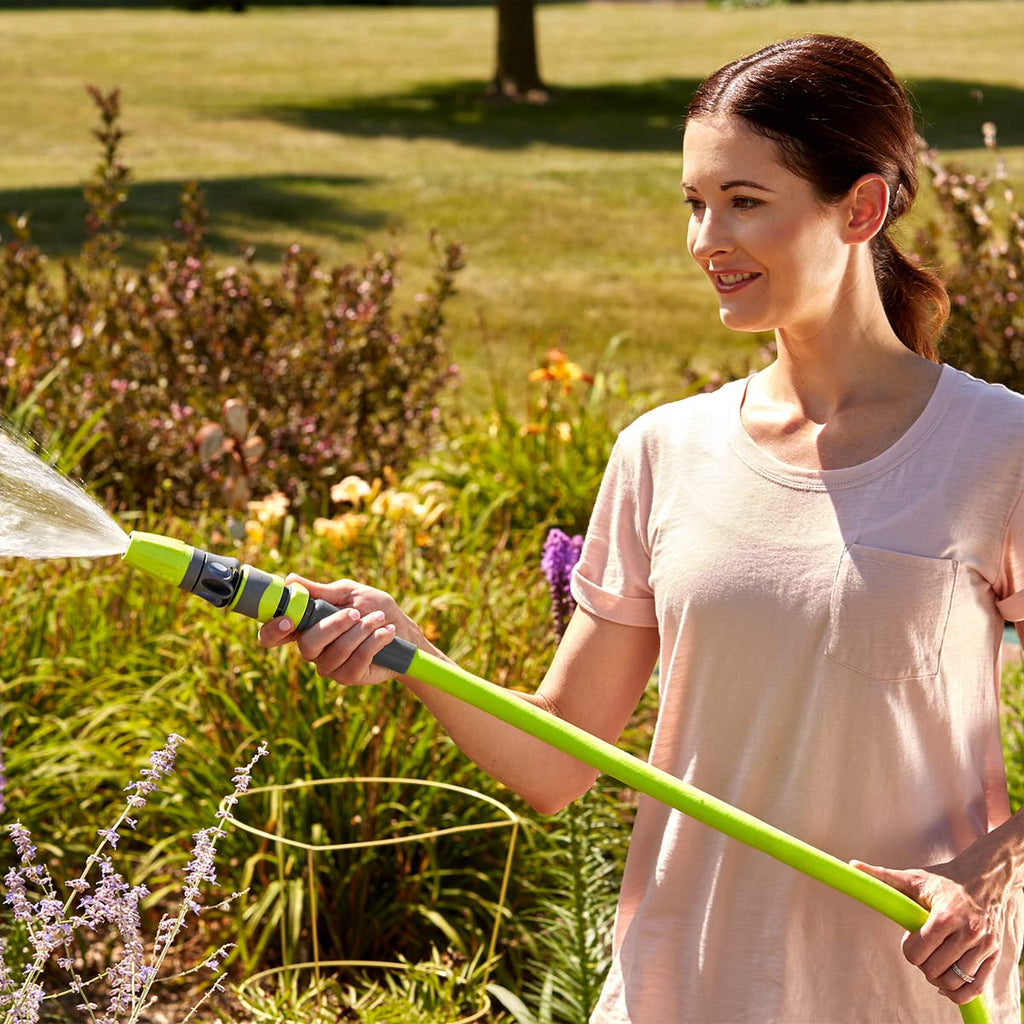 3/4 in. x 100 ft. Drinking Water Safe Garden Hose & Twist Action Nozzle L278164