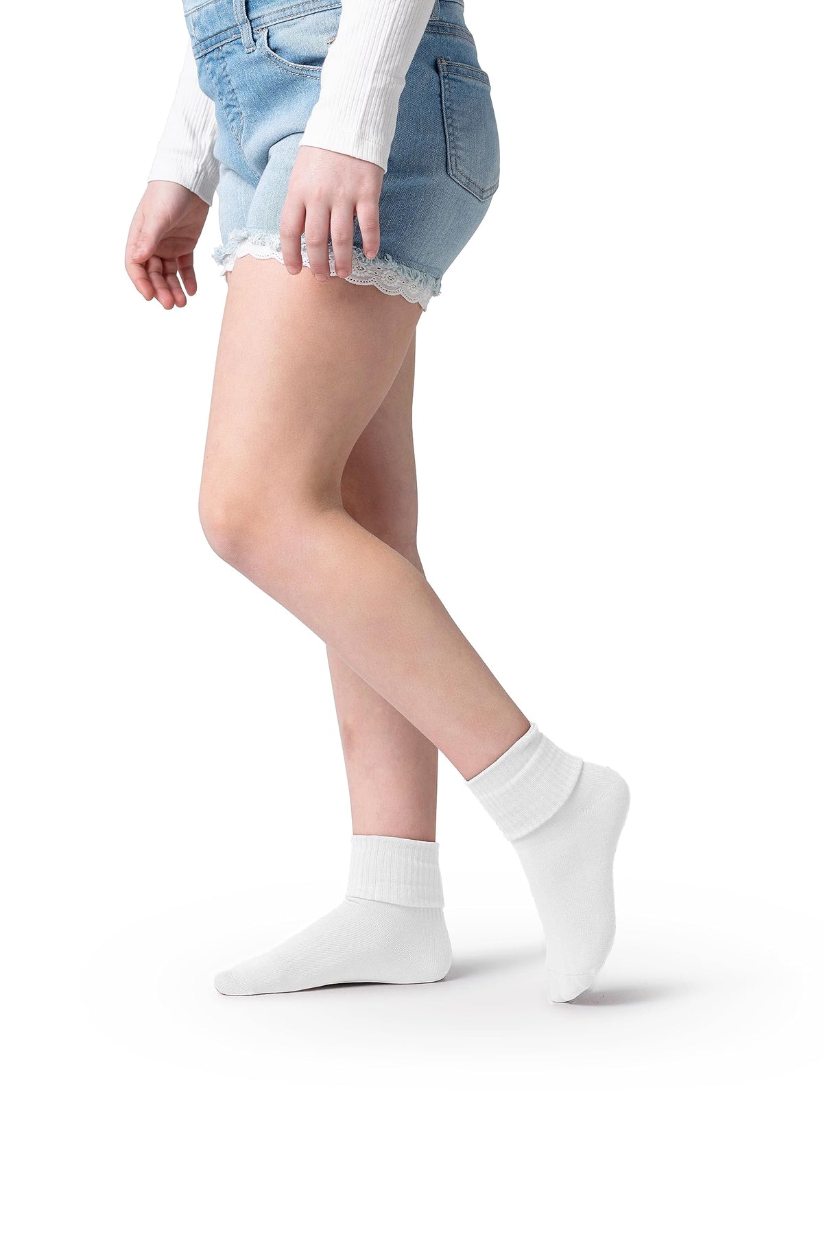 Kids Seamless Crew Socks X72429
