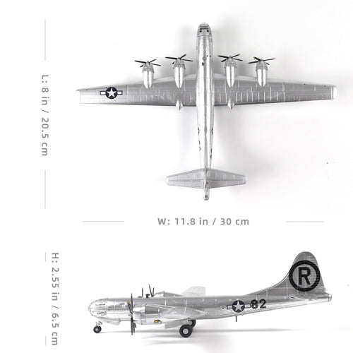 1/72 Scale B-29 Bomber Diecast Airplane Model Kit L68205