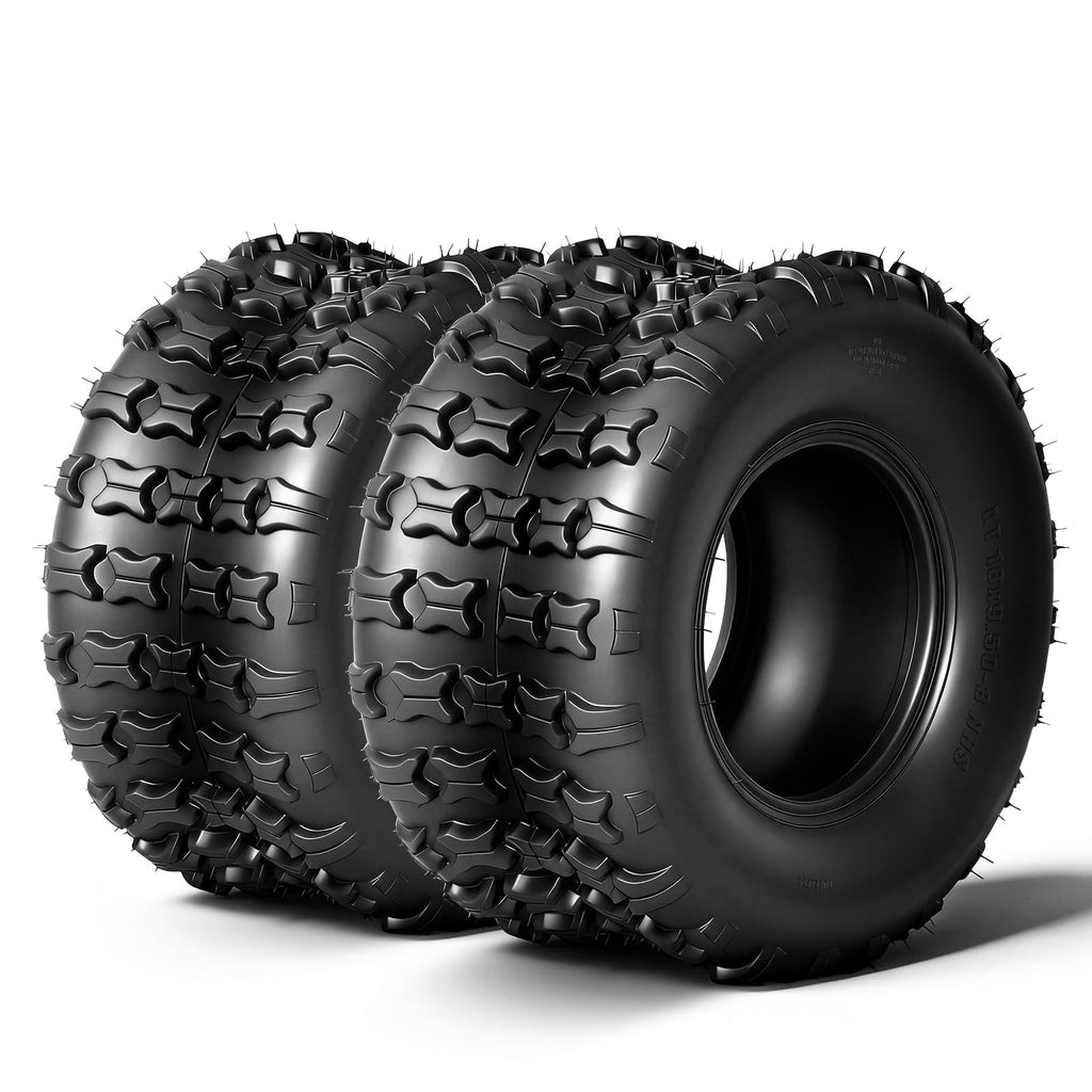 Set of 2 18x9.5-8 Tubeless All-Terrain Tires T3733