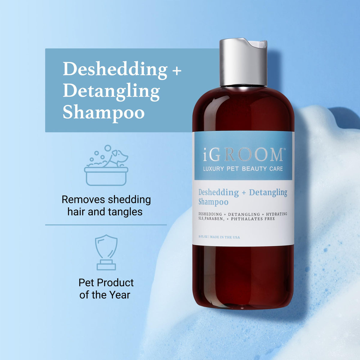 Deshedding & Detangling Dog Shampoo 1 GAL K589510