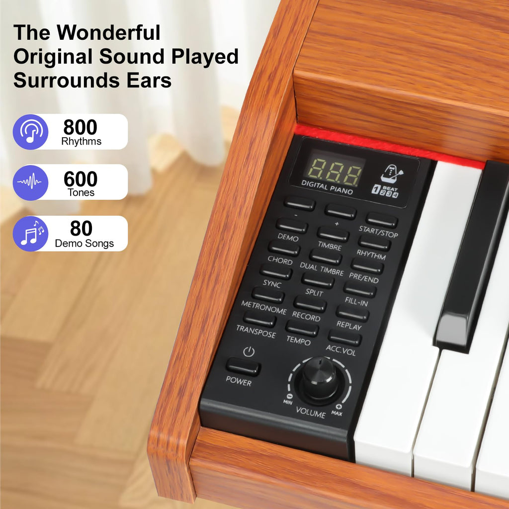 88 Key Semi-Weighted Digital Piano M8324