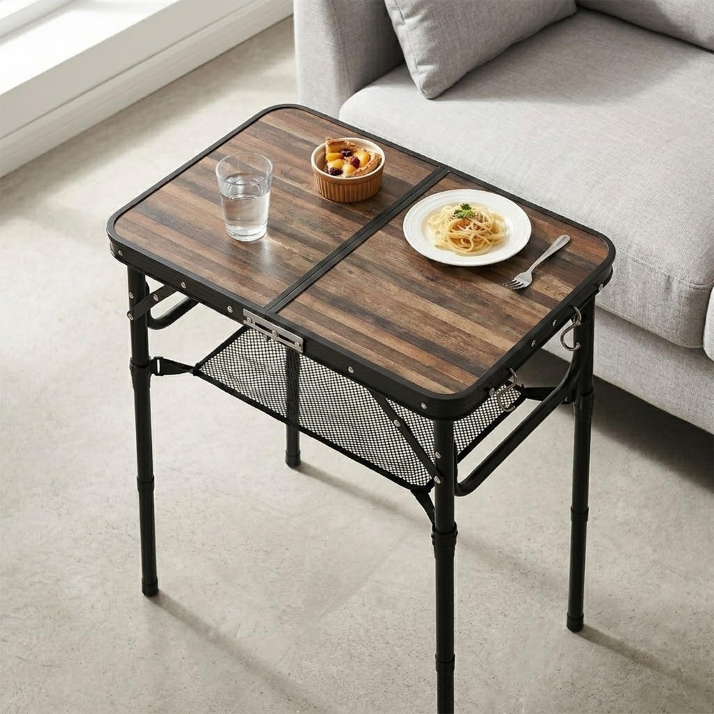 Folding Adjustable Height TV Tray Table X3435