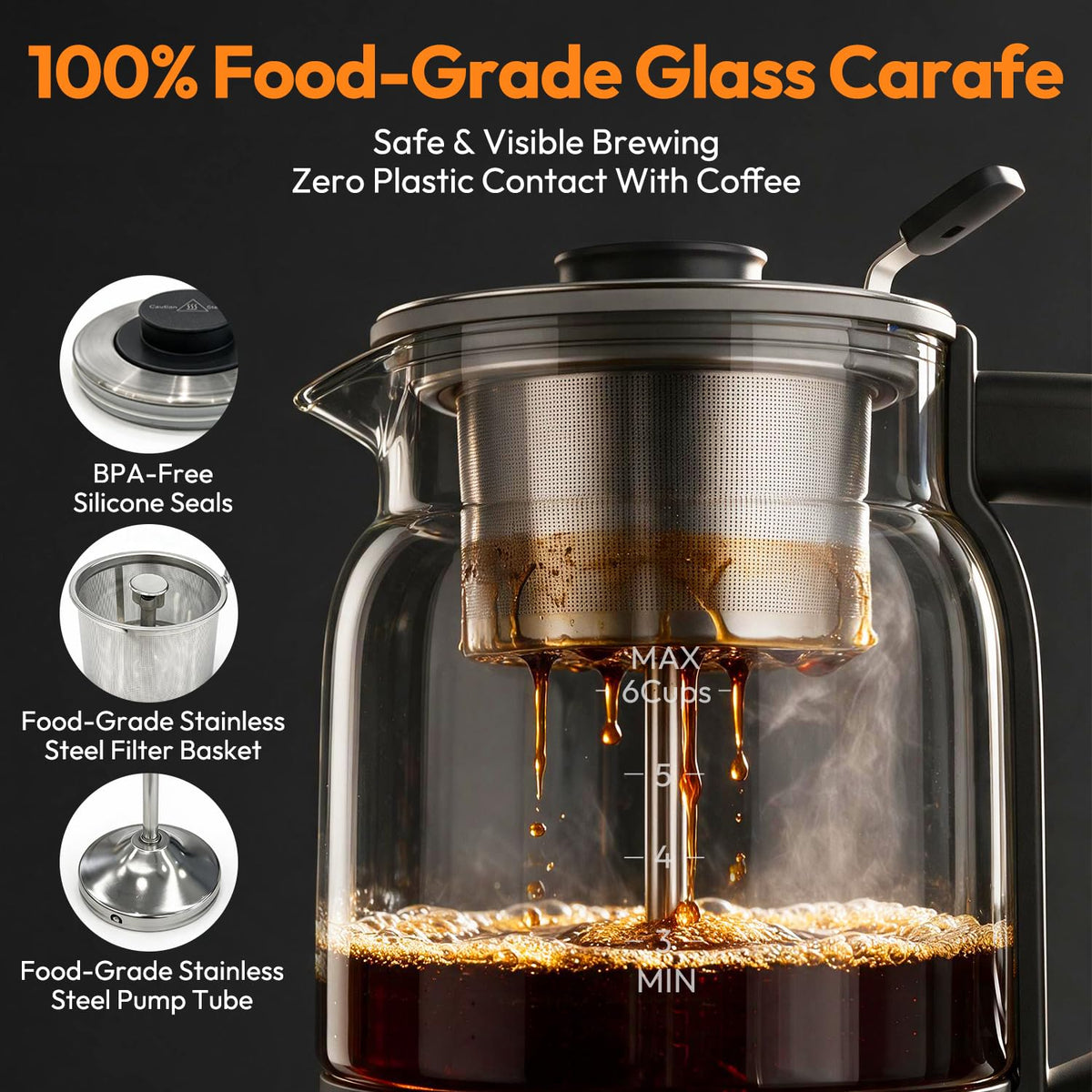 Electric Percolator Coffee Pot G1127