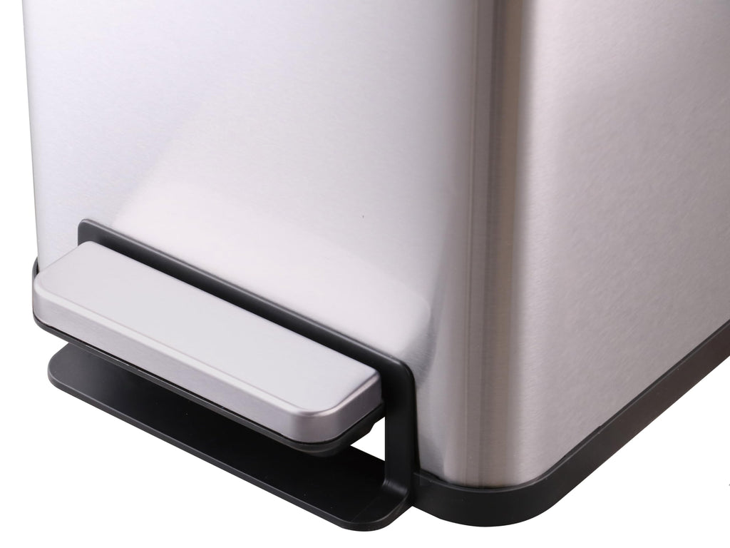 43L Dual Recycling Bin Stainless Steel I989720