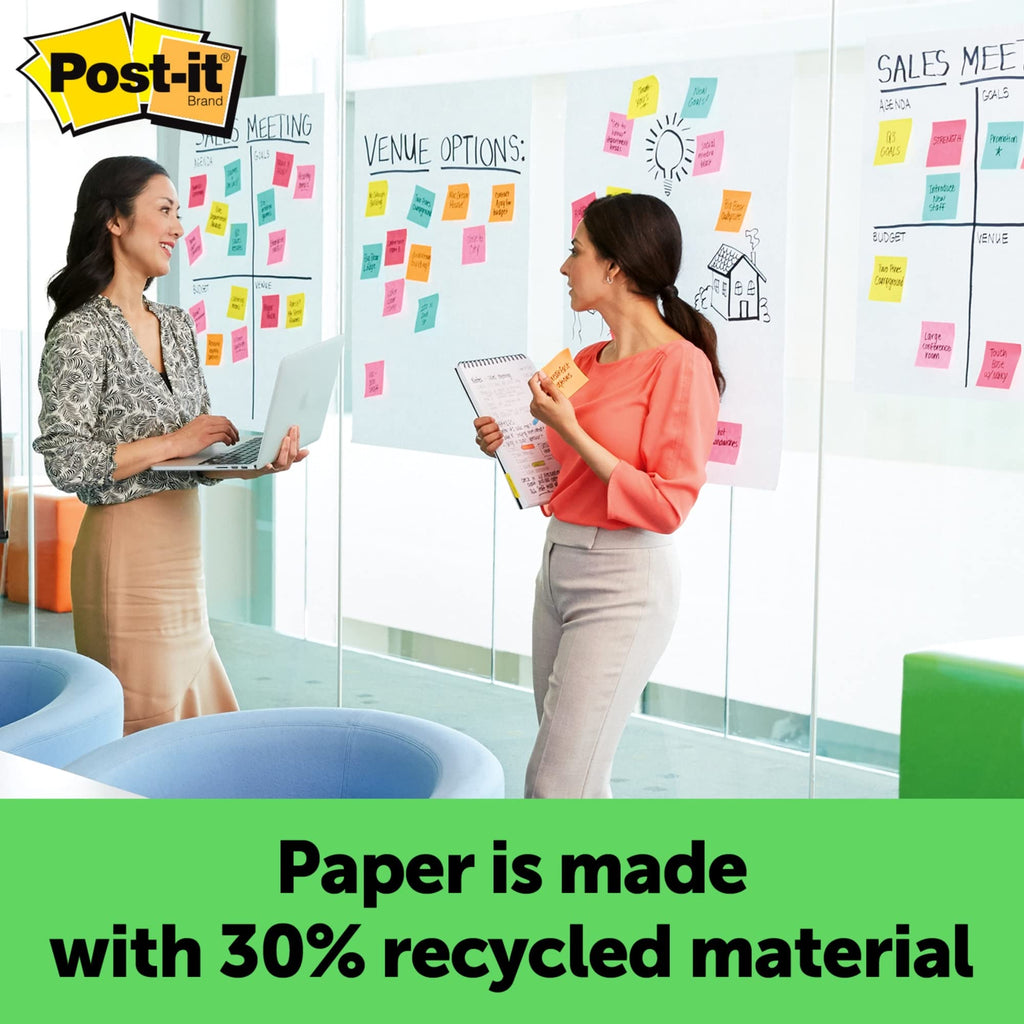 Super Sticky Easel Pads 25" x 30" White Pack Of 2 P384641