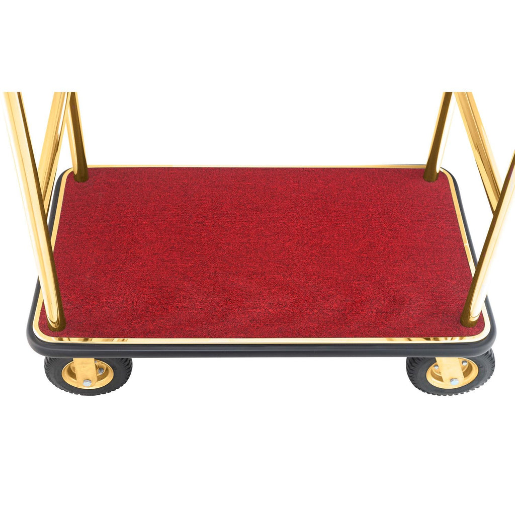 Gold Stainless Steel Bellman Cart Z43915