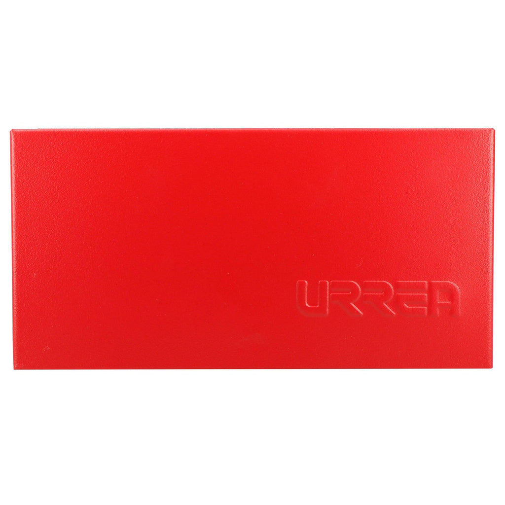 Metal Tool Box 9.6" x 5" x 1.4" 24 Gauge Red D32333