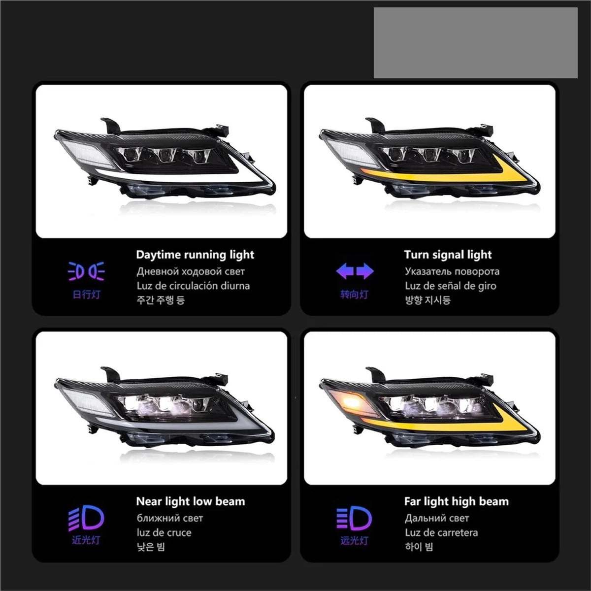 Toyota Camry LED Headlight Y755