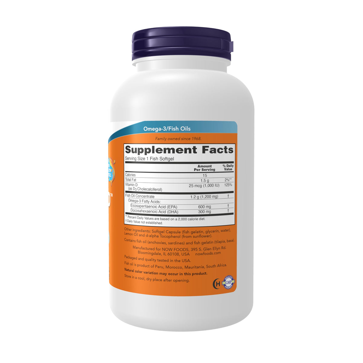 Omega-3 Fish Oil 180 Softgels M989